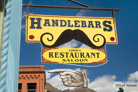 Durango and Silverton Narrow Gauge Railroad Silverton Colorado Handlebars restaurant and Saloon